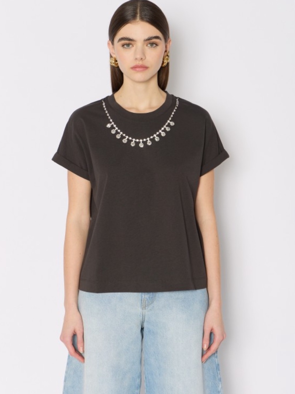 BERENICE FRANCE Jewel T-Shirt faded black